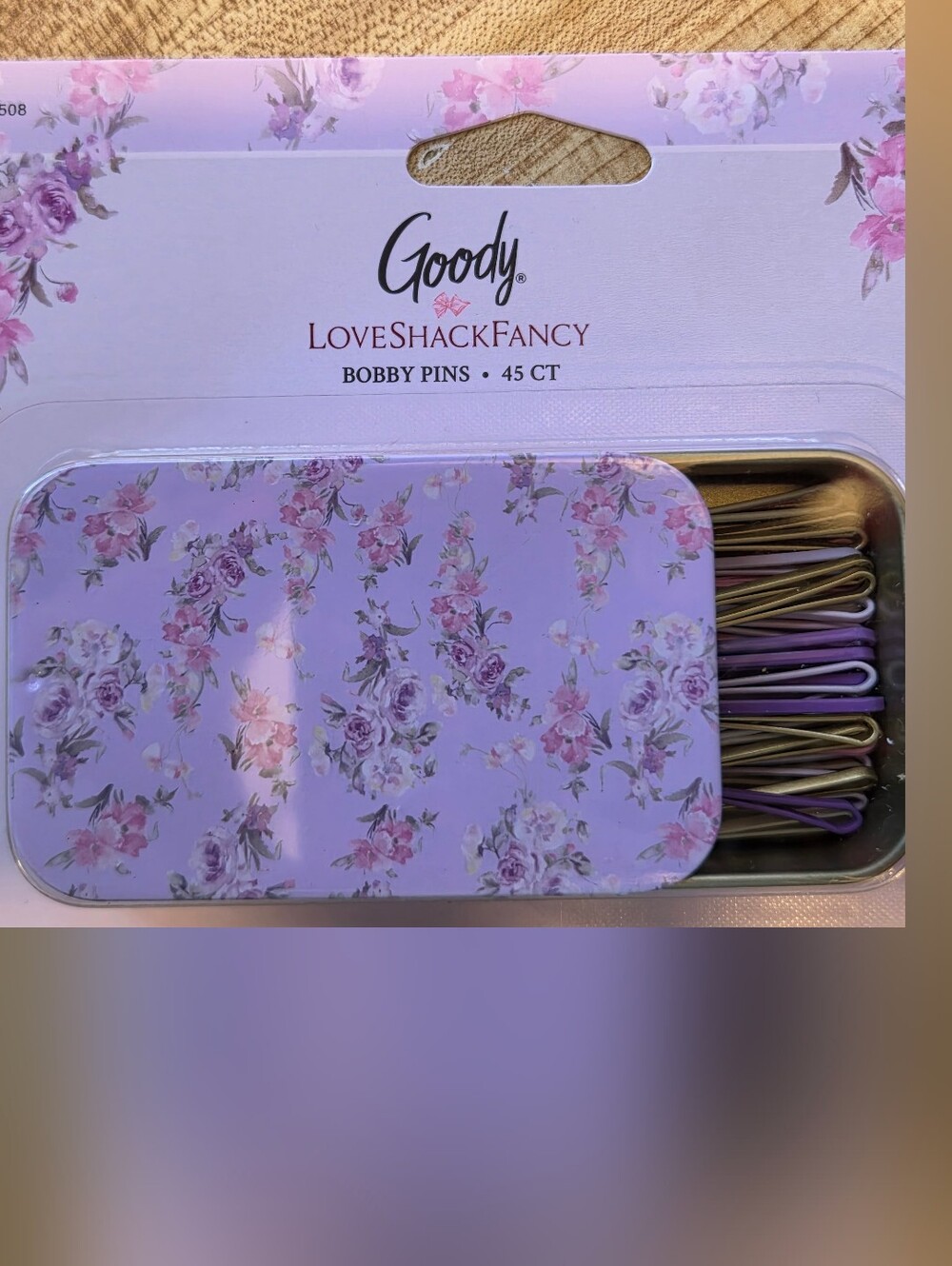 LoveShackFancy × Target Collab - Set Of 45 Bobby Pins In Collectable Tin - Picture 1 of 1